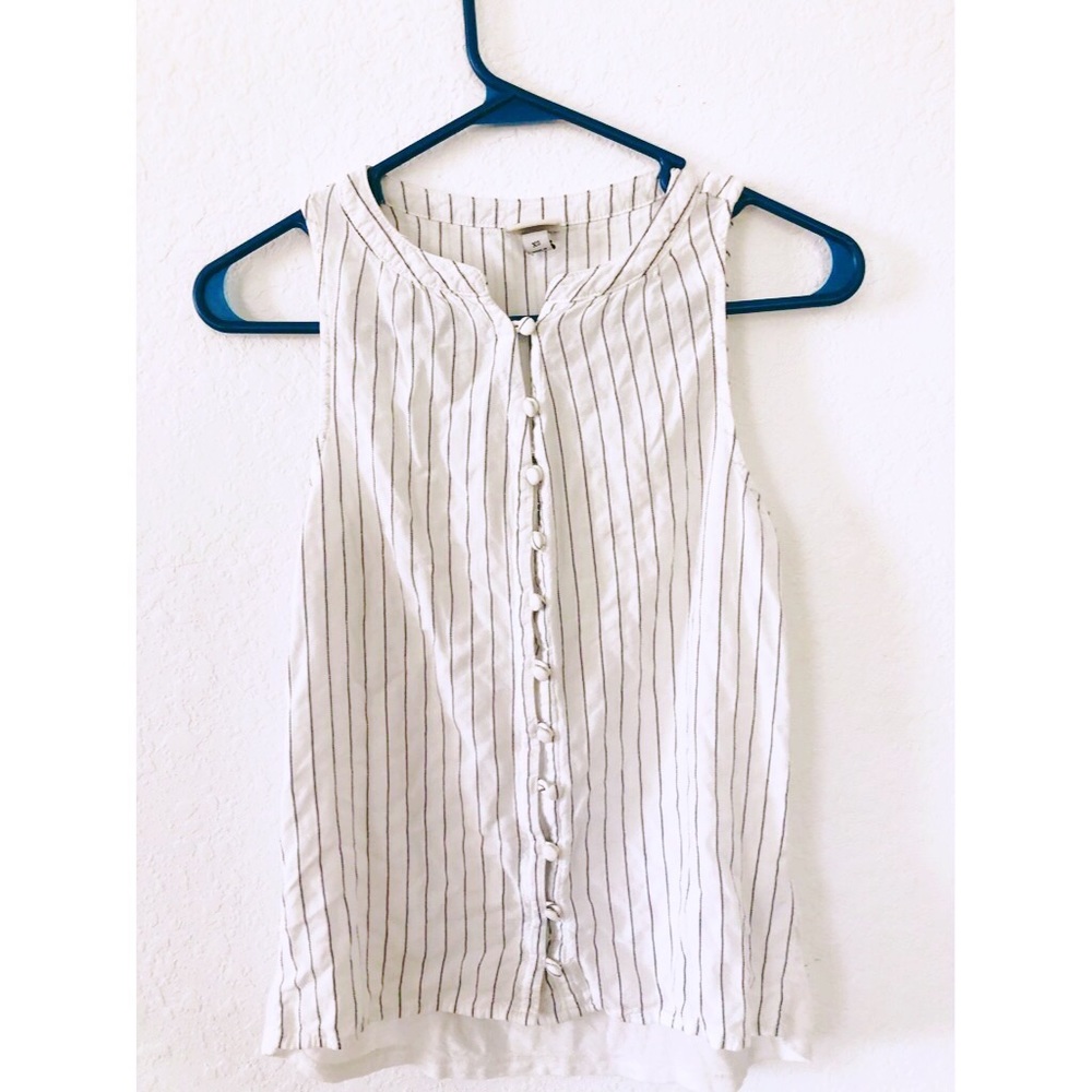 Striped Button-down - Office/Work Wear